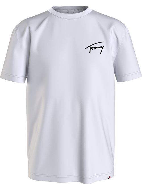 t-shirt Tommy Jeans | DM0DM17994YBR BIANCO